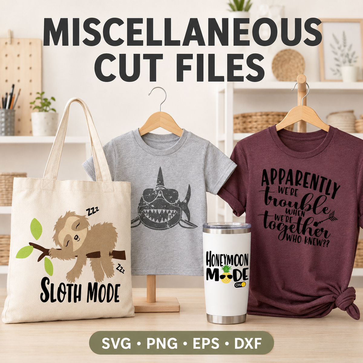 Miscellaneous Designs in SVG, EPS, DXF and PNG
