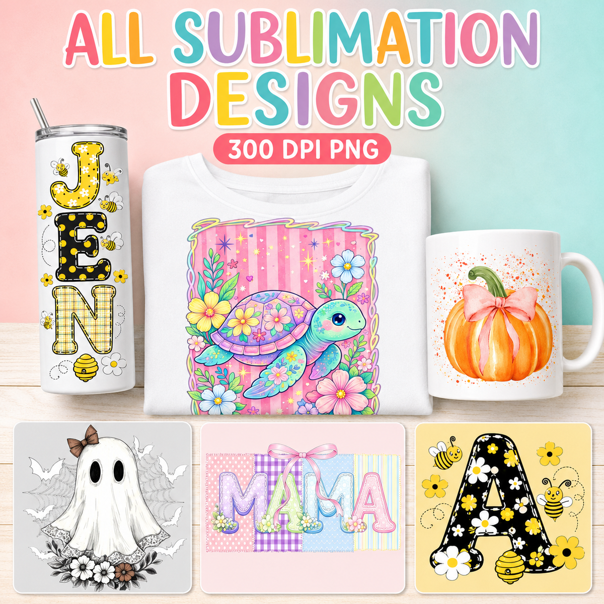 ALL SUBLIMATION DESIGNS - JenCraft Designs