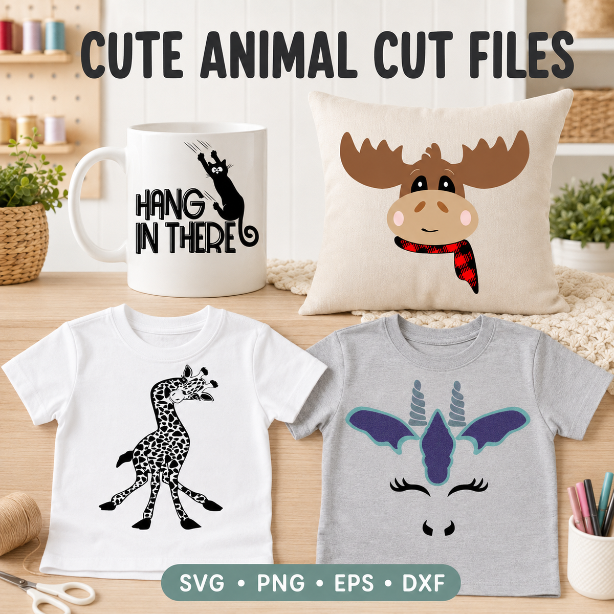animal svg eps dxf png cut files