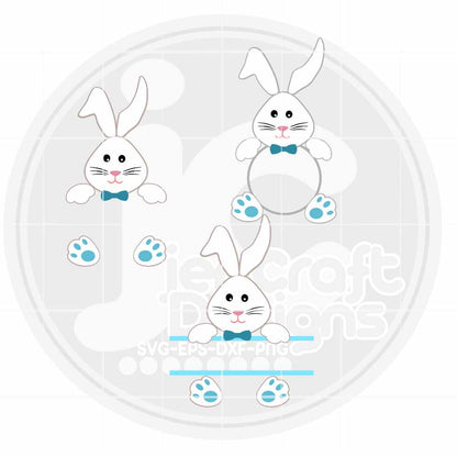 Easter SVG | Bunny Boy SVG EPS DXF PNG Bundle