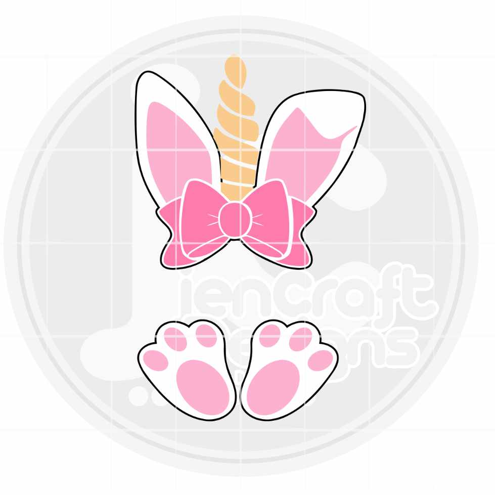 Easter Svg | Bunny Unicorn SVG EPS DXF PNG