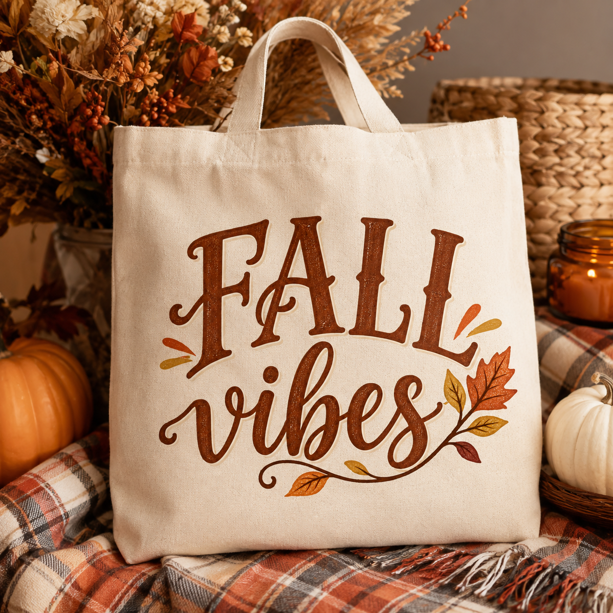 Fall Vibes Autumn Sublimation PNG Sign Design