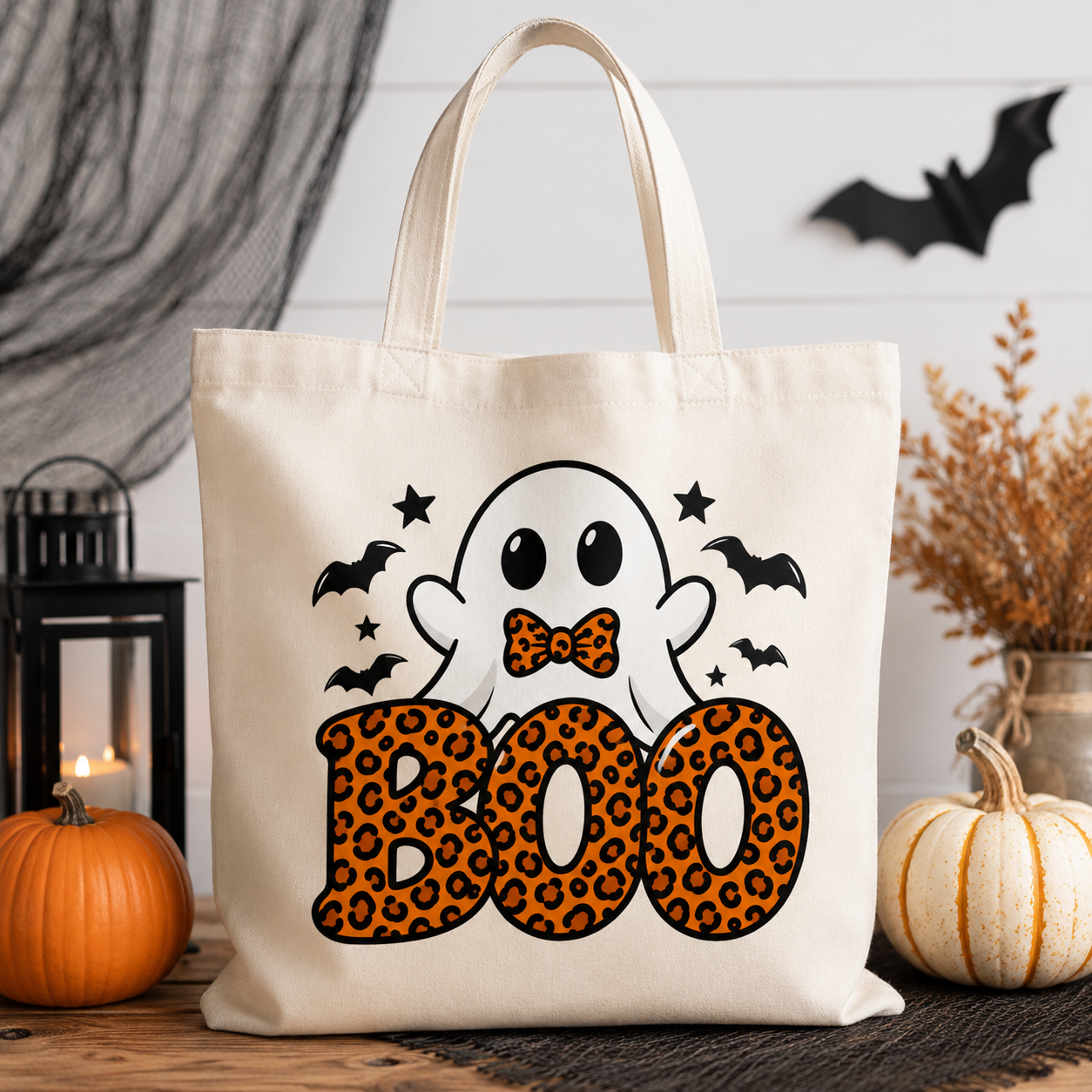 Kids Halloween Boo Ghost PNG | Boy & Girl Sublimation Design