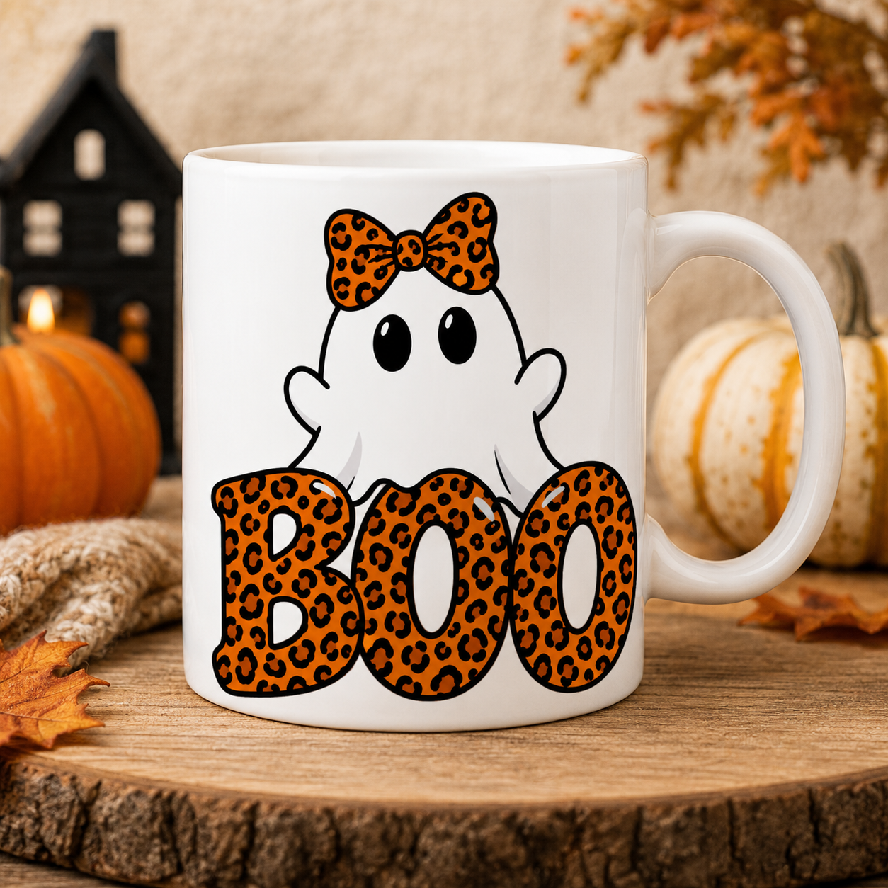 Kids Halloween Boo Ghost PNG | Boy & Girl Sublimation Design