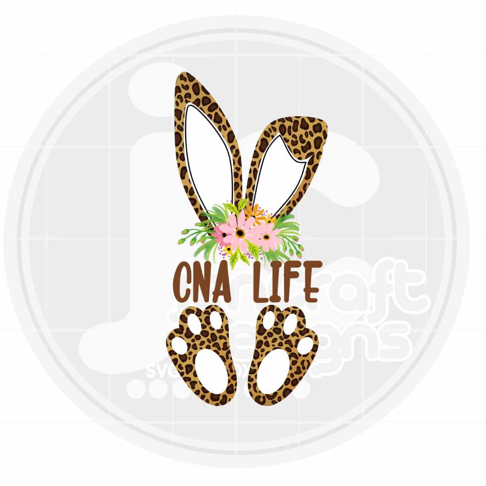 Easter Png | Cheetah print CNA Life Png Sublimation File