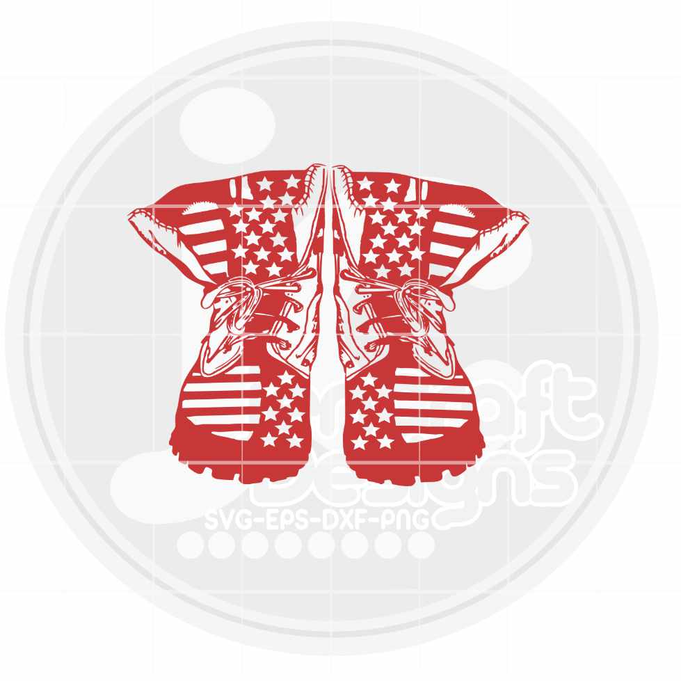 4th of July svg | Combat Boots SVG EPS DXF PNG