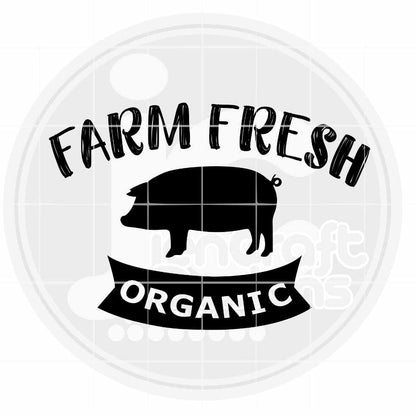 Kitchen svg | Farm Fresh Pig Sign SVG EPS DXF PNG