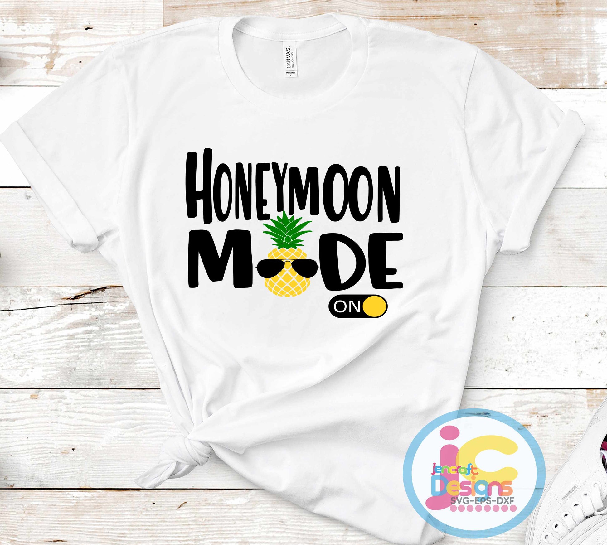 HoneyMoon Mode Pineapple SVG EPS DXF PNG