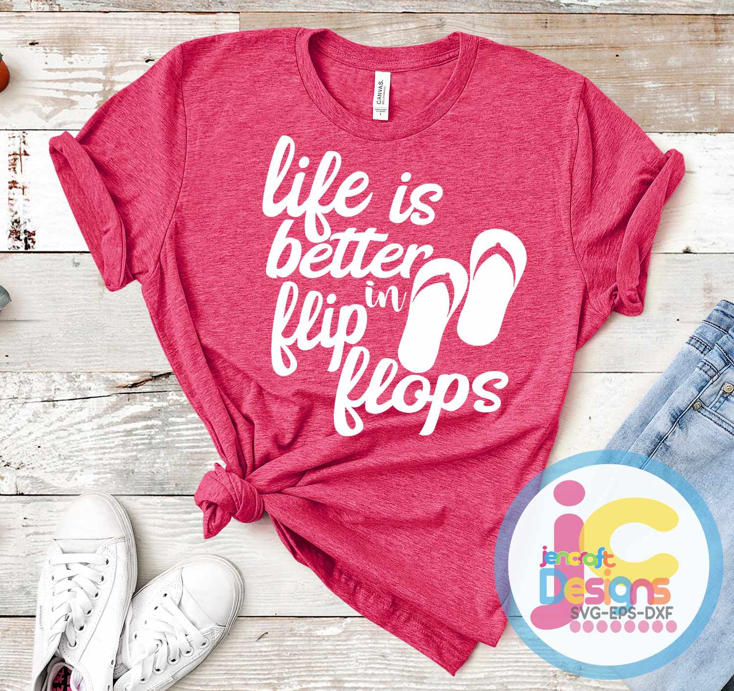 Life is Better in Flip Flops SVG EPS DXF PNG