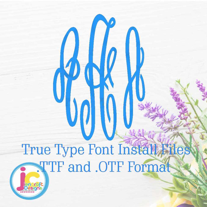 master-circle-monogram-font-ttf-otf