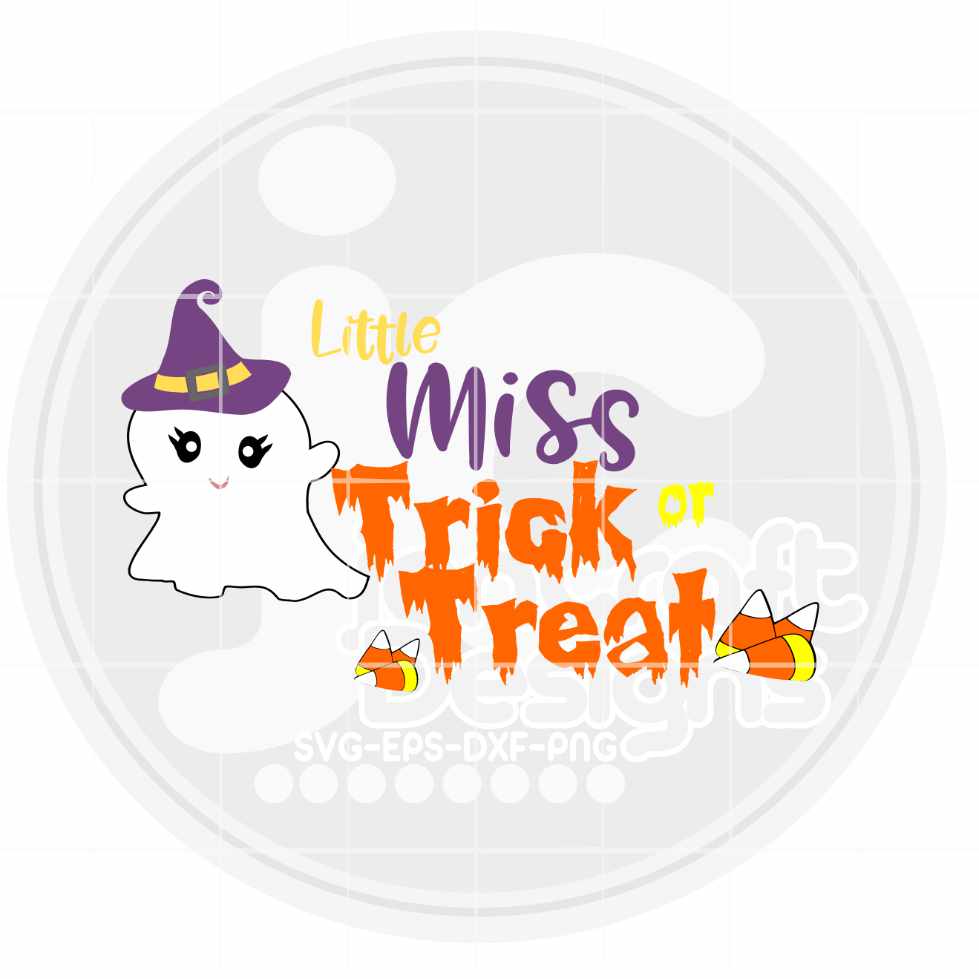 Halloween Svg | Little Miss Trick Or Treat SVG EPS DXF PNG