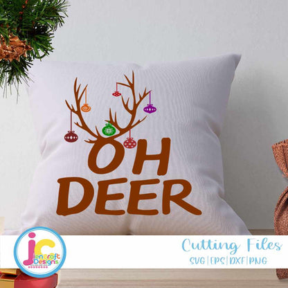 Christmas Svg | OH DEER SVG EPS DXF PNG