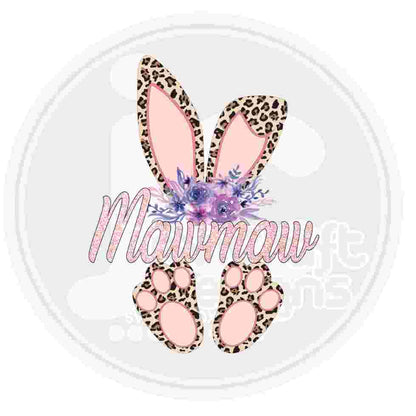Easter Png | Mawmaw Cheetah Bunny Png Sublimation File