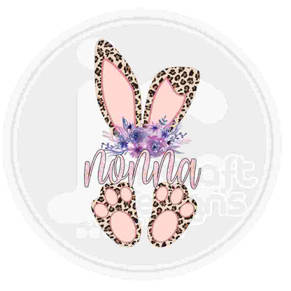 Easter Png | Nonna Cheetah Bunny Png Sublimation File JenCraft Designs