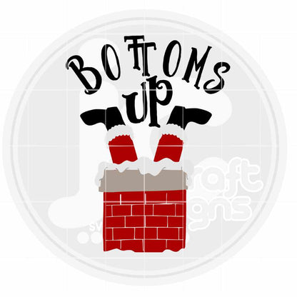 Christmas Svg | Bottoms Up SVG DXF PNG EPS