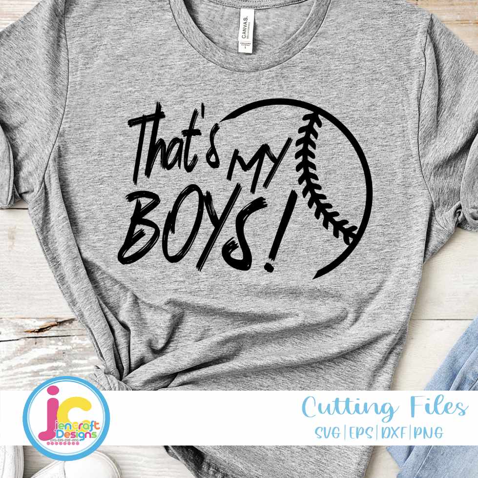 Baseball Svg | That's My boys SVG DXF PNG EPS