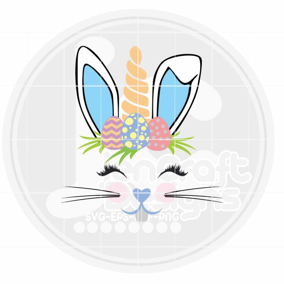 Easter Svg | Boy Bunny Unicorn SVG DXF PNG EPS SVG