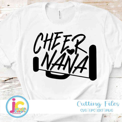 Cheer Nana, Biggest Fan Chee SVG  - JenCrft Designs