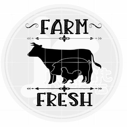 Kitchen svg | Farm Fresh Sign SVG EPS DXF PNG