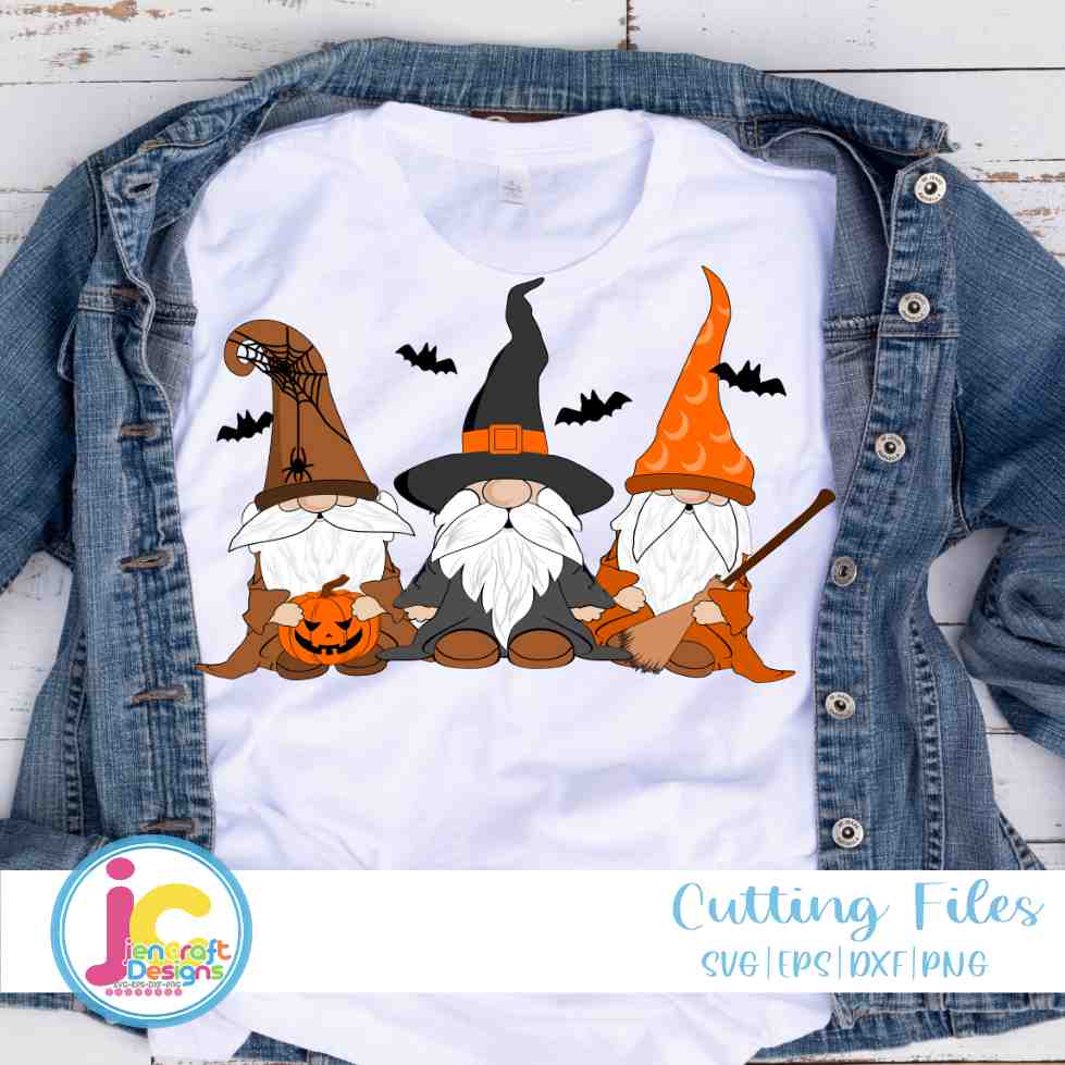 Halloween Gnomes svg | Witch Gnome SVG DXF PNG EPS