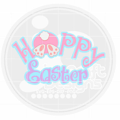 Easter SVG | Hoppy Easter SVG DXF PNG EPS