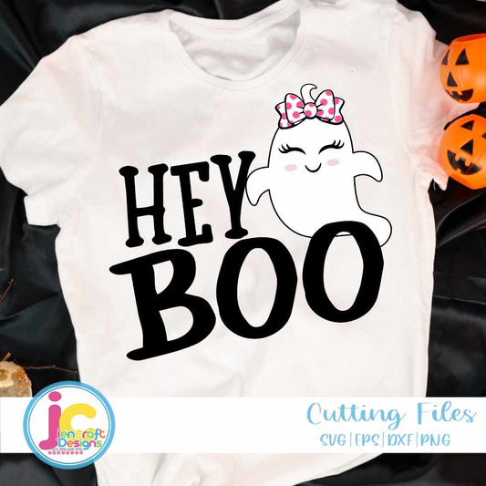 Halloween Svg | Hey Boo SVG DXF PNG EPS