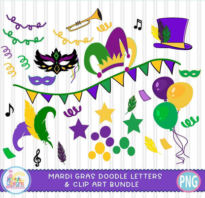 mardi-gras-doodle-letters-png-hand-drawn-alphabet-set