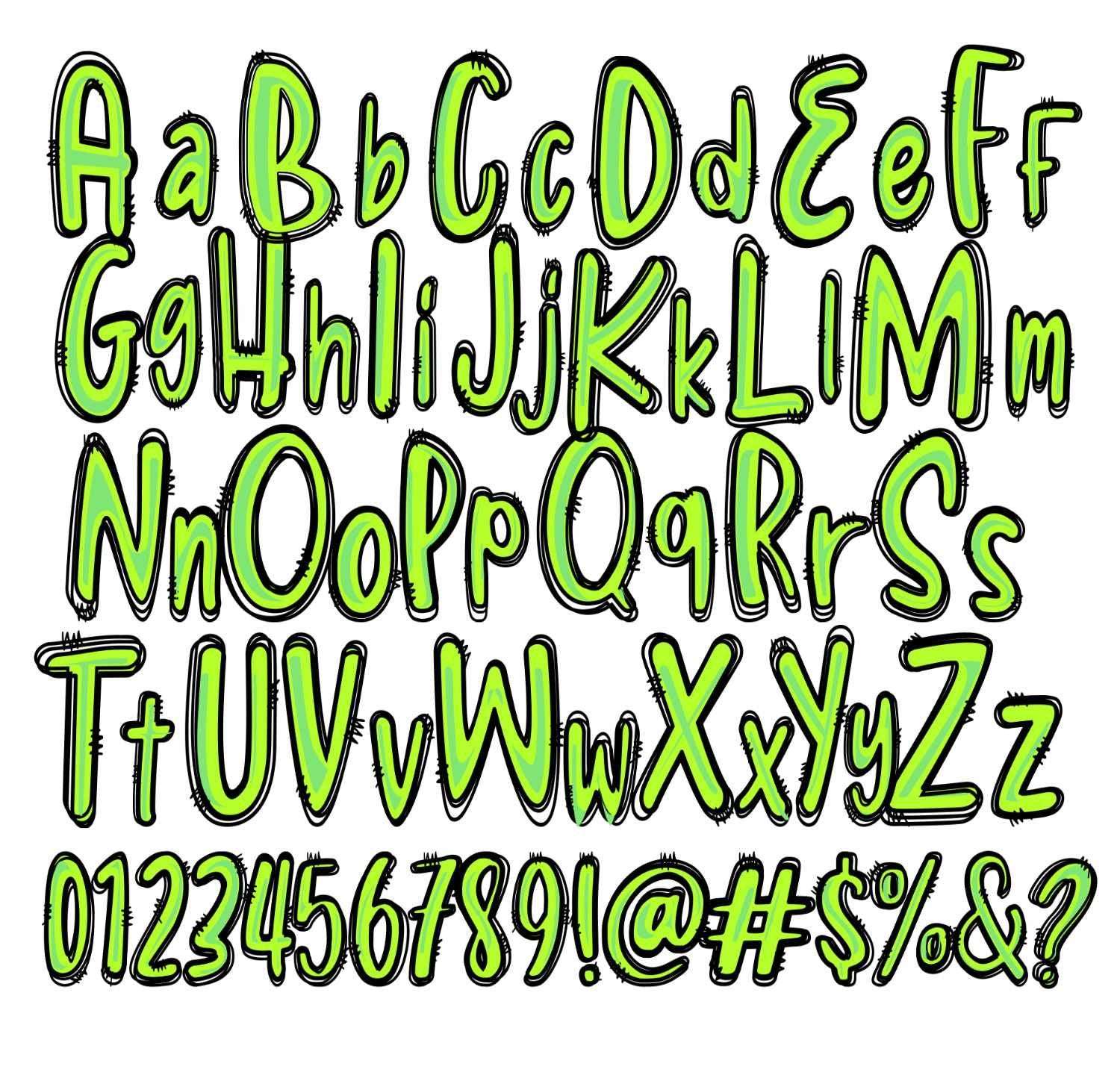 bright-color-doodle-alphabet-png-bundle-colorful-neon-letters-and-numbers-alphapack-for-sublimation-printing-digital-download-design