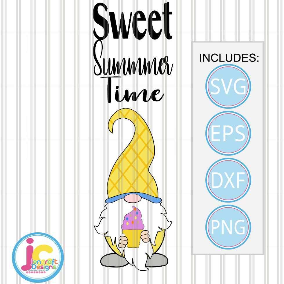 sweet-summer-time-porch-leaner-sign-svg-gnome-svg-vertical-leaner-sign-beach-garden-cut-file-svg-eps-dxf-png-quotes-cricut-silhouette