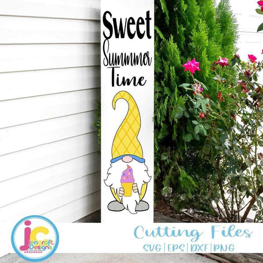 sweet-summer-time-porch-leaner-sign-svg-gnome-svg-vertical-leaner-sign-beach-garden-cut-file-svg-eps-dxf-png-quotes-cricut-silhouette