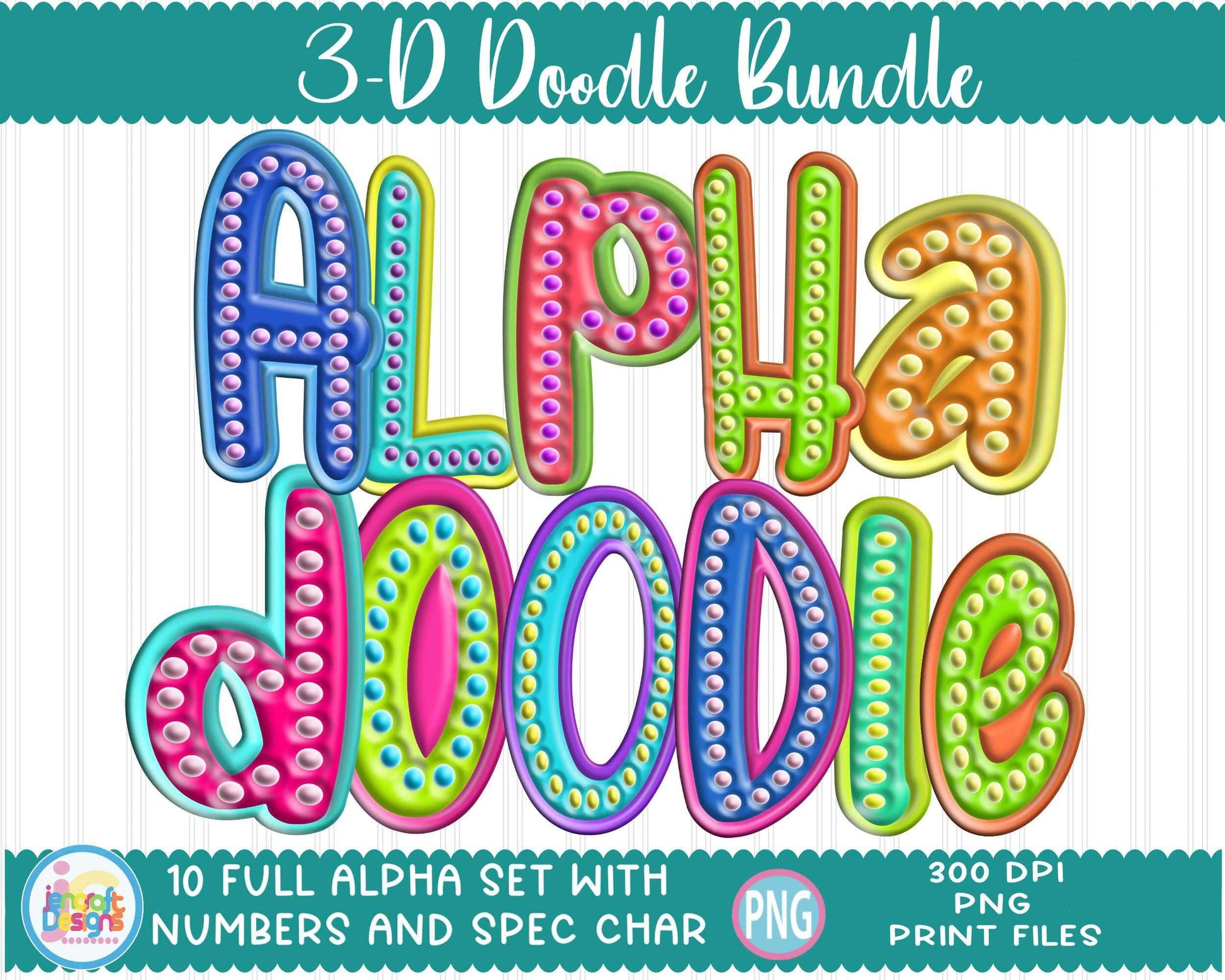 3d-neon-marquee-alphabet-png-bundle-colorful-bright-doodle-letters-and-numbers-alphapack-for-sublimation-printing-digital-download