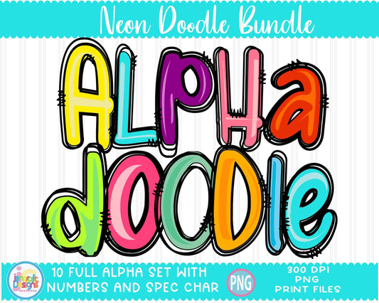 bright-color-doodle-alphabet-png-bundle-colorful-neon-letters-and-numbers-alphapack-for-sublimation-printing-digital-download-design