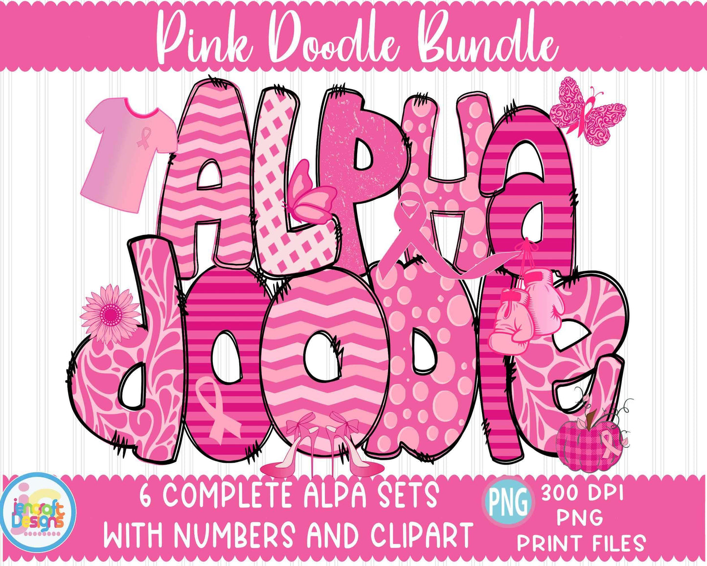 breast-cancer-awareness-alphabet-doodle-letters-png-sublimation-hand-drawn-alpha-pack-numbers-a-z-set-sublimate-design-printable-png