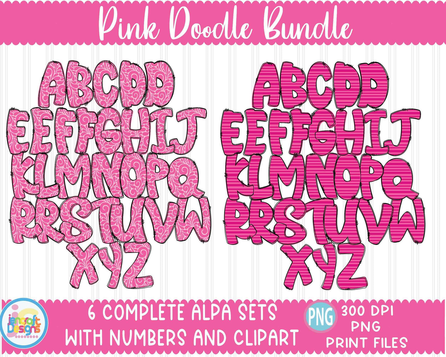 breast-cancer-awareness-alphabet-doodle-letters-png-sublimation-hand-drawn-alpha-pack-numbers-a-z-set-sublimate-design-printable-png