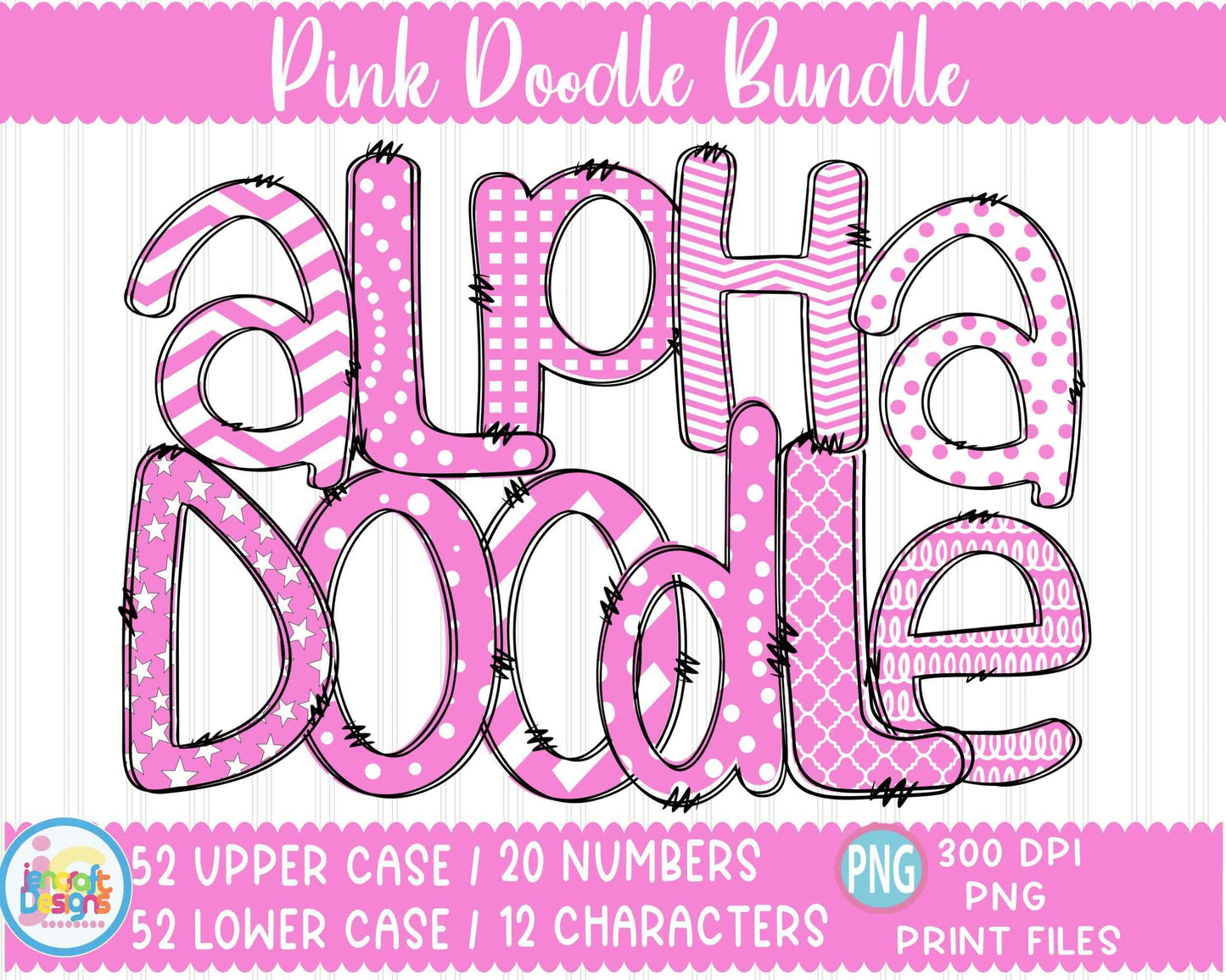 doodle-alphabet-png-pink-sublimation-letter-alpha-pack-png-doodle-font-png-sublimation-bundle-pink-dots-hand-drawn-print-file