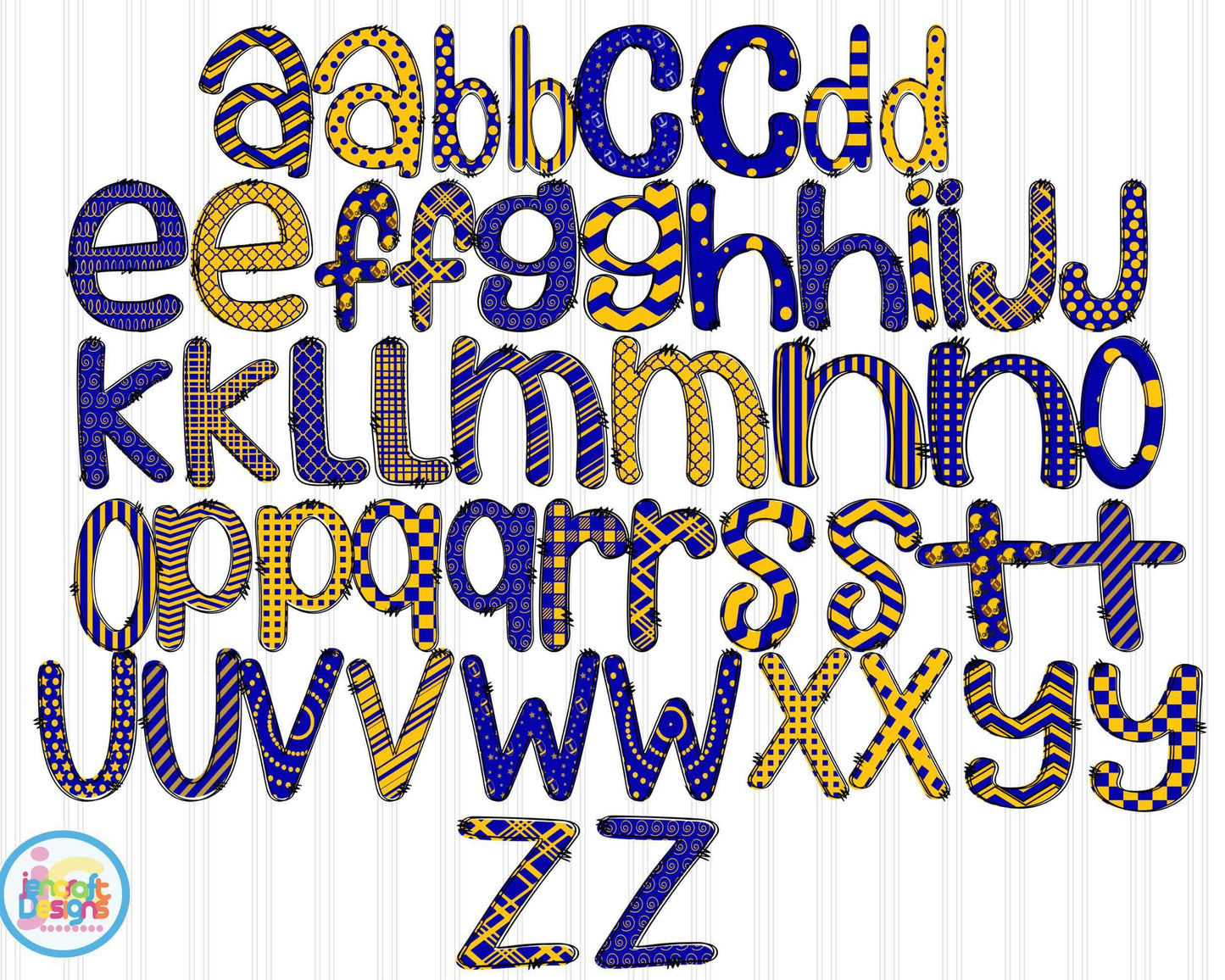 blue-gold-football-alphabet-png-doodle-letters-bundle