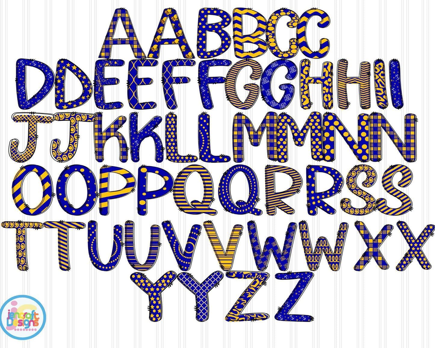 blue-gold-football-alphabet-png-doodle-letters-bundle