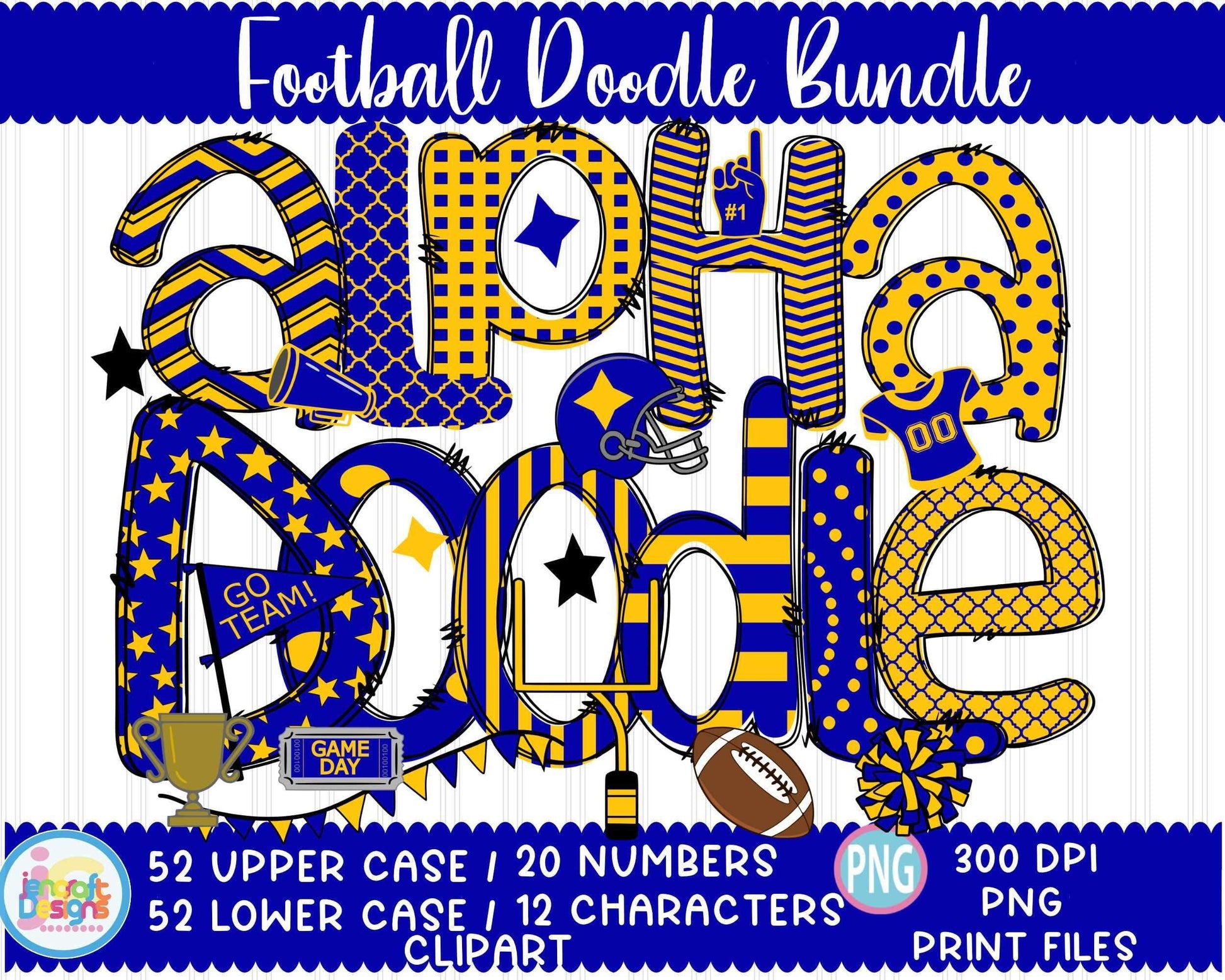 blue-gold-football-alphabet-png-doodle-letters-bundle