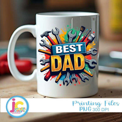best-dad-ever-png-father-s-day-sublimation-design