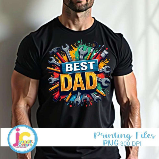 best-dad-ever-png-father-s-day-sublimation-design
