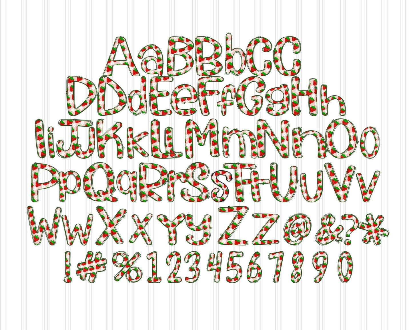 strawberry-doodle-alphabet-png-bundle-summer-berry-letters