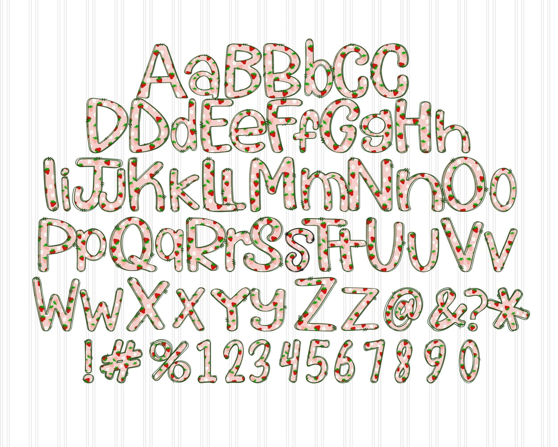 strawberry-doodle-alphabet-png-bundle-summer-berry-letters