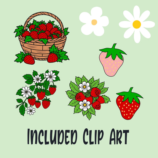 strawberry-doodle-alphabet-png-bundle-summer-berry-letters