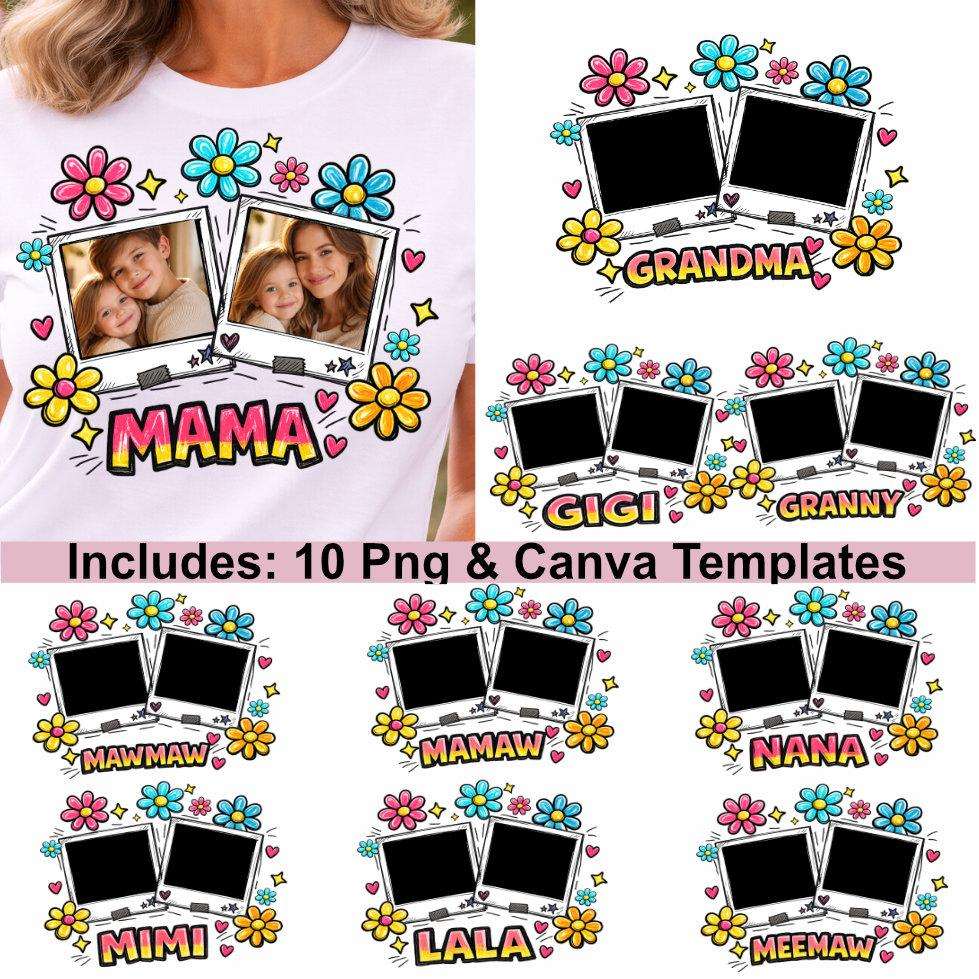 custom-mama-photo-png-bundle-floral-canva-frame-designs