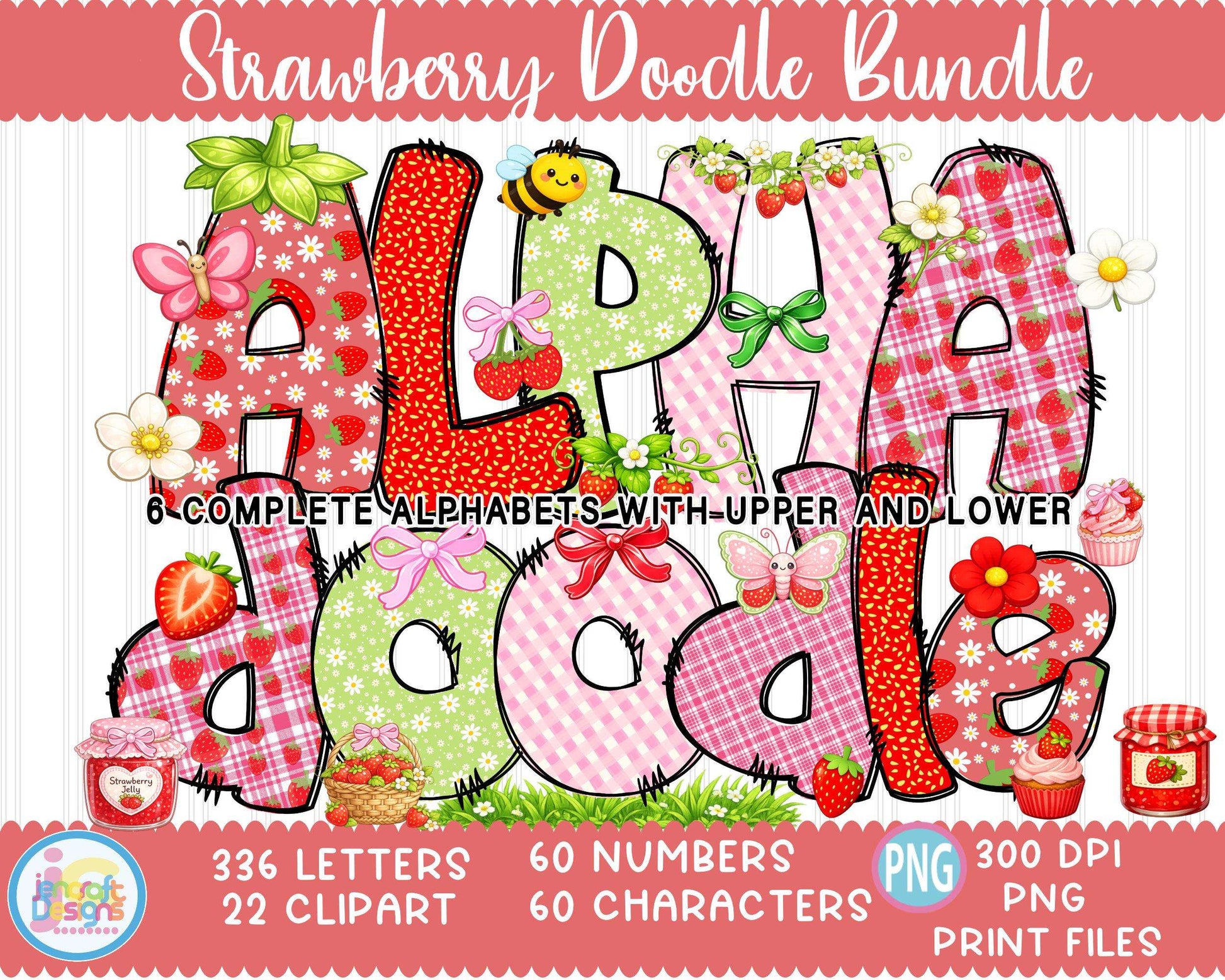 strawberry-doodle-alphabet-png-bundle-berry-letter-set