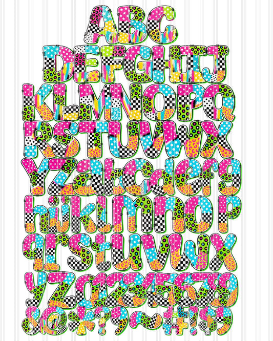 retro-doodle-alphabet-png-bundle-hand-drawn-letters