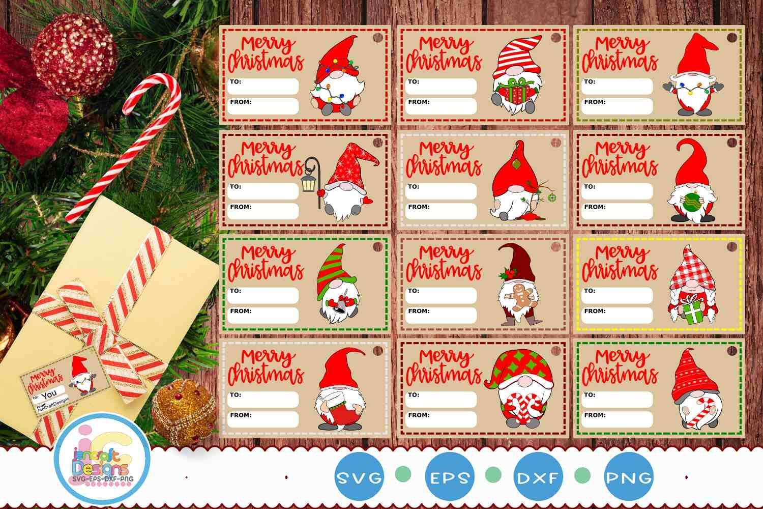 christmas-svg-gift-tag-svg-bundle-gnome-christmas-tags-labels-svg-eps-png-dxf-cut-files-digital-design-download-files-silhouette-cricut