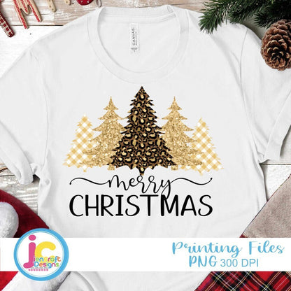 Christmas Png | Merry Christmas Trees Png Sublimation File