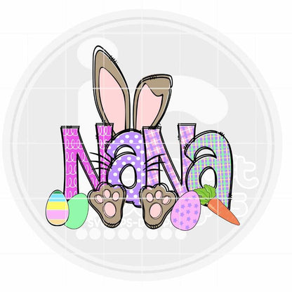 Easter Png | Bunny Nana PNG Sublimation File