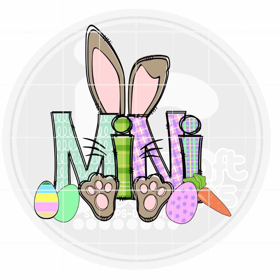 Easter Png | Mama Bunny Mini Bunny PNG Sublimation File